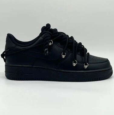 AF1 Double Laces Noirs 220€
